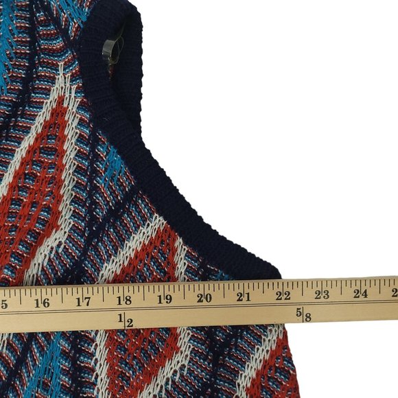 Umgee Open Front Cardigan Aztec Print Sweater Vest Womens Size M Fringe Boho NEW - Picture 3 of 12